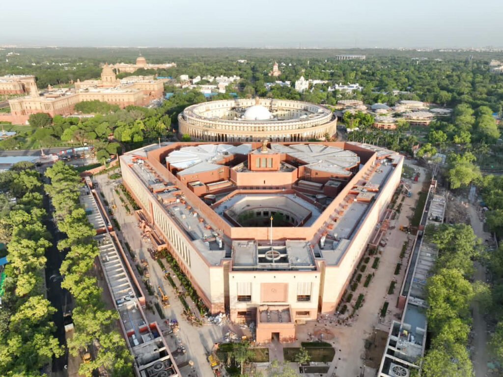 New Indian Parliament Building in New Delhi