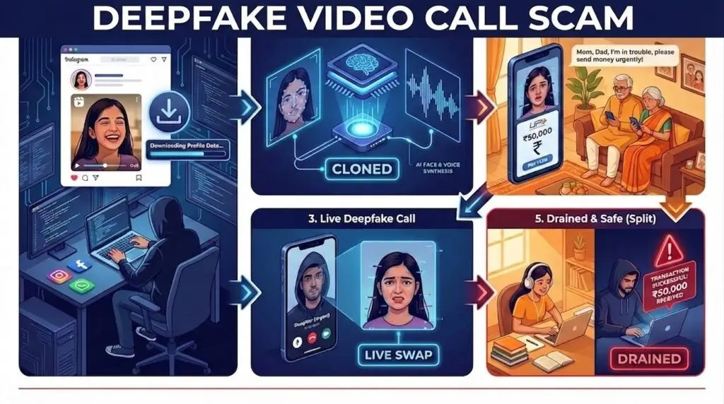 Deefake Video call scam